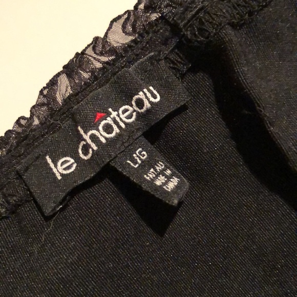 Le Chateau strapless little black dress - Picture 7 of 7